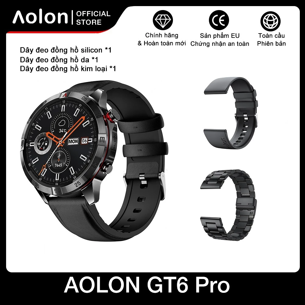 Aolon GT6 Pro Đen - Dây thép đen